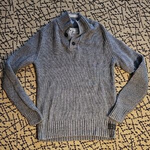 American Eagle Outfitters Gray Mockneck Sweater.